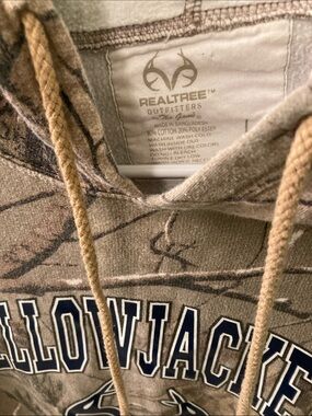 Realtree Men's Camo Crewneck Pullover - Brown/Green